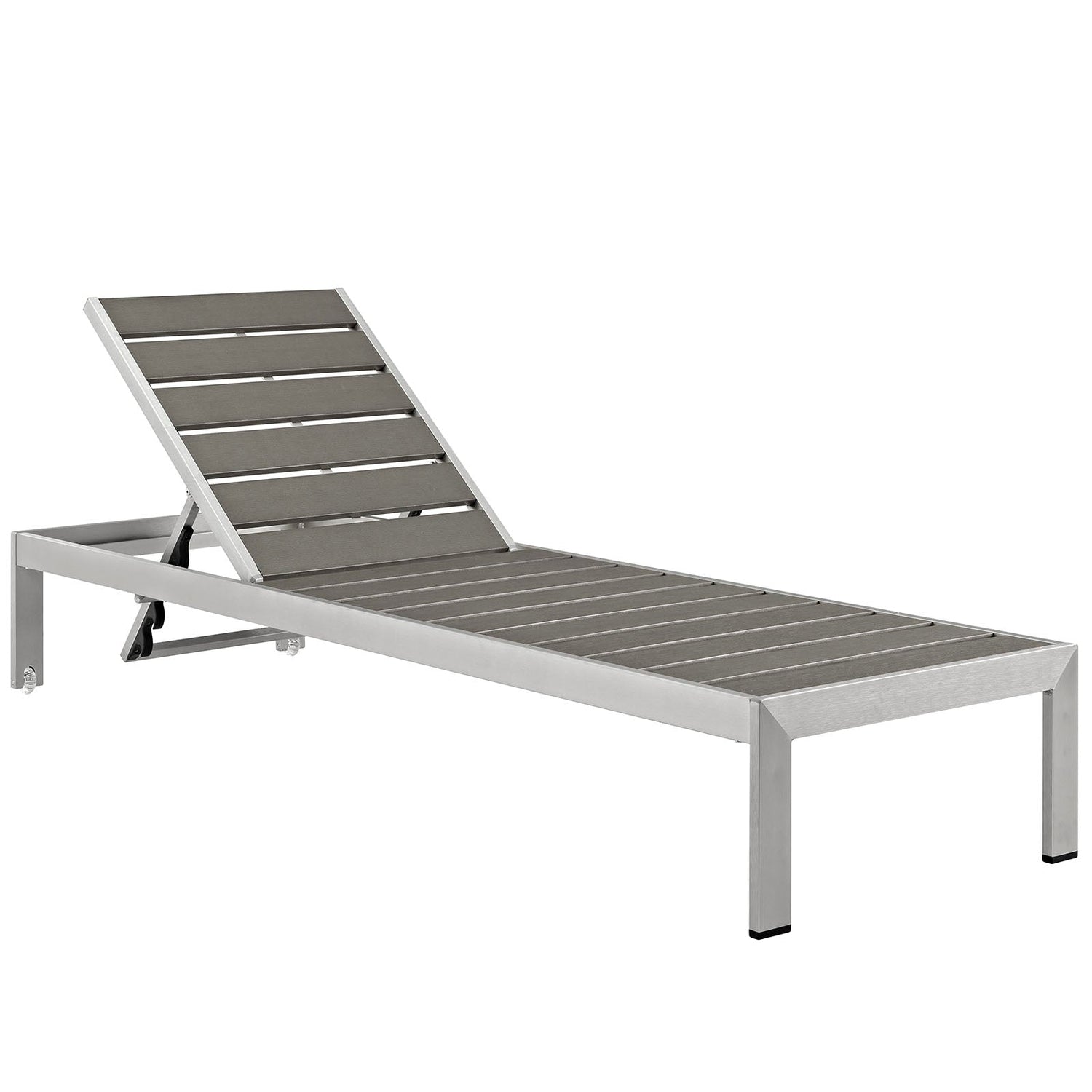 Shore Chaise Outdoor Patio Aluminum Set of 2 by Modway