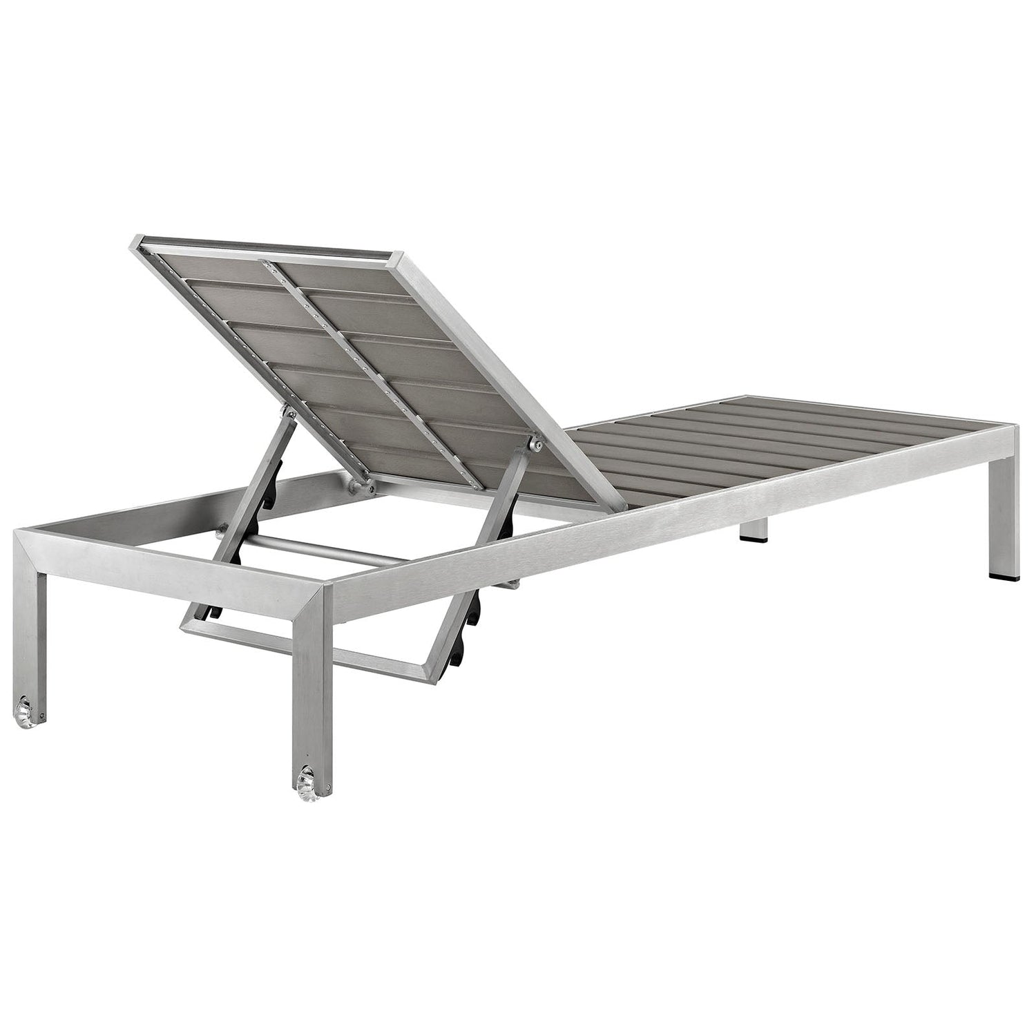 Shore Chaise Outdoor Patio Aluminum Set of 2 by Modway