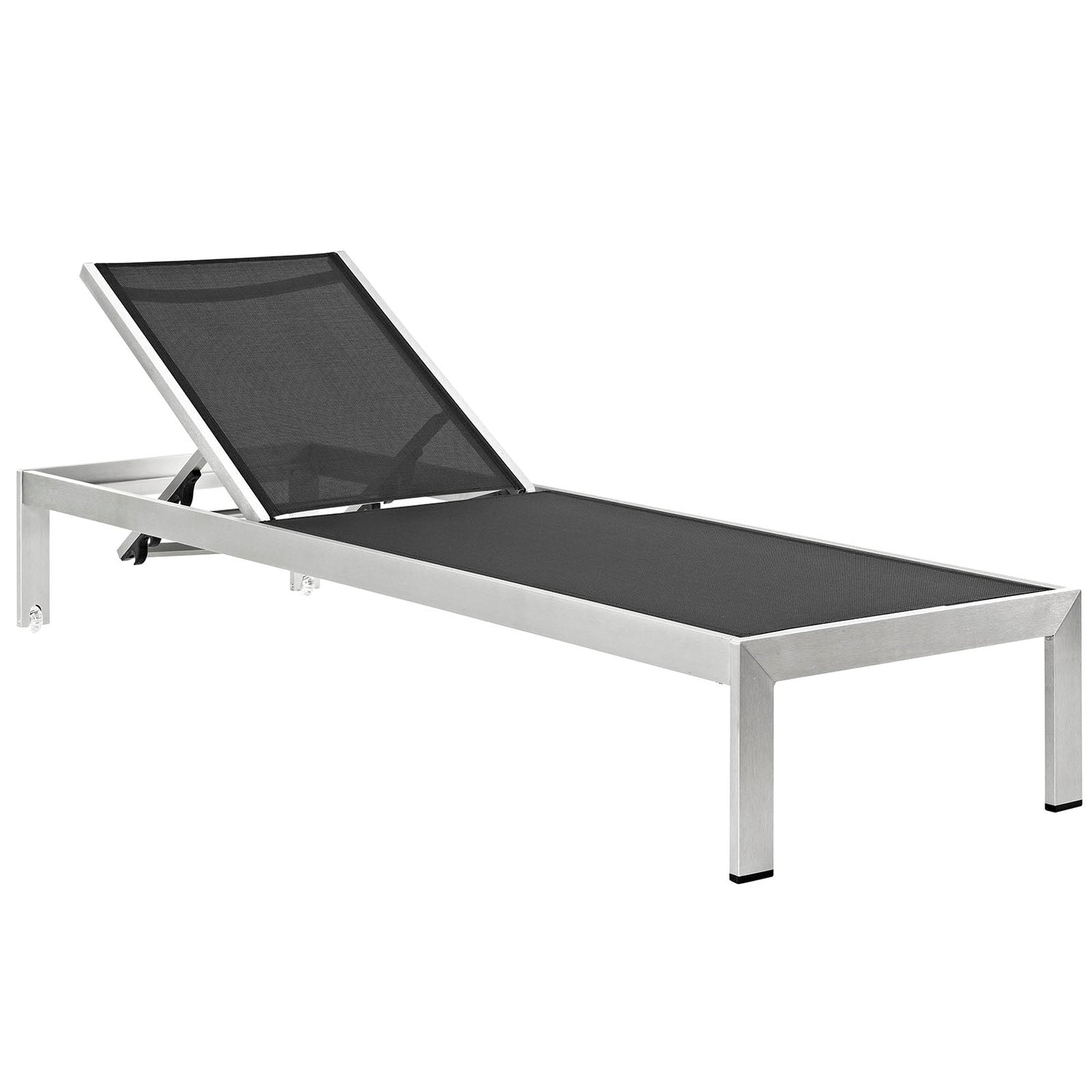 Shore Chaise Outdoor Patio Aluminum Set of 6 by Modway