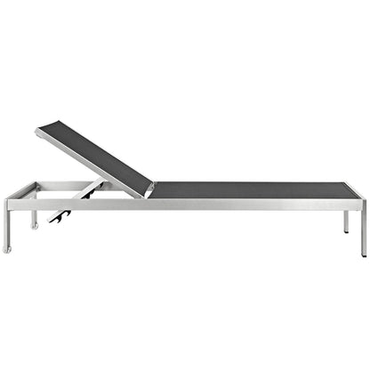 Shore Chaise Outdoor Patio Aluminum Set of 6 by Modway