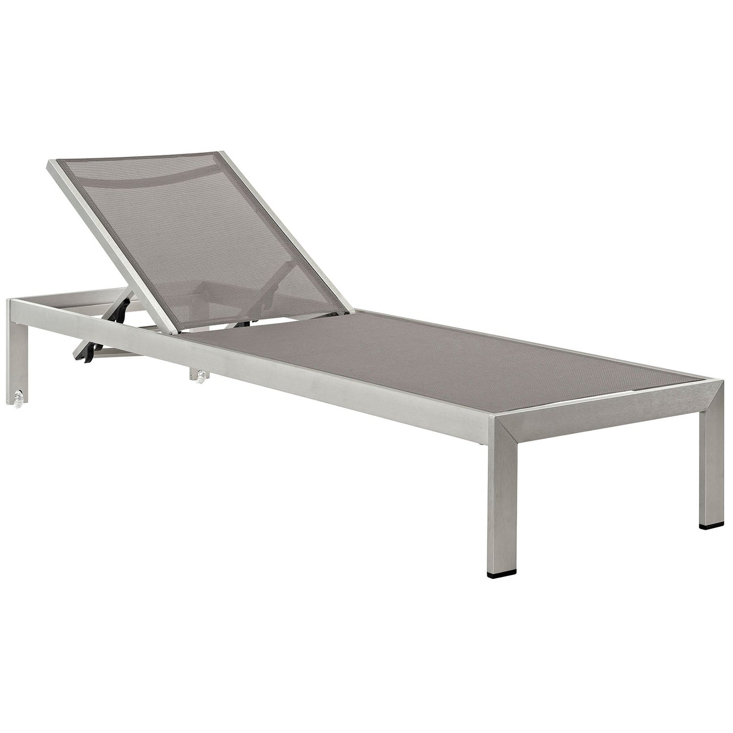 Shore Chaise Outdoor Patio Aluminum Set of 6 by Modway