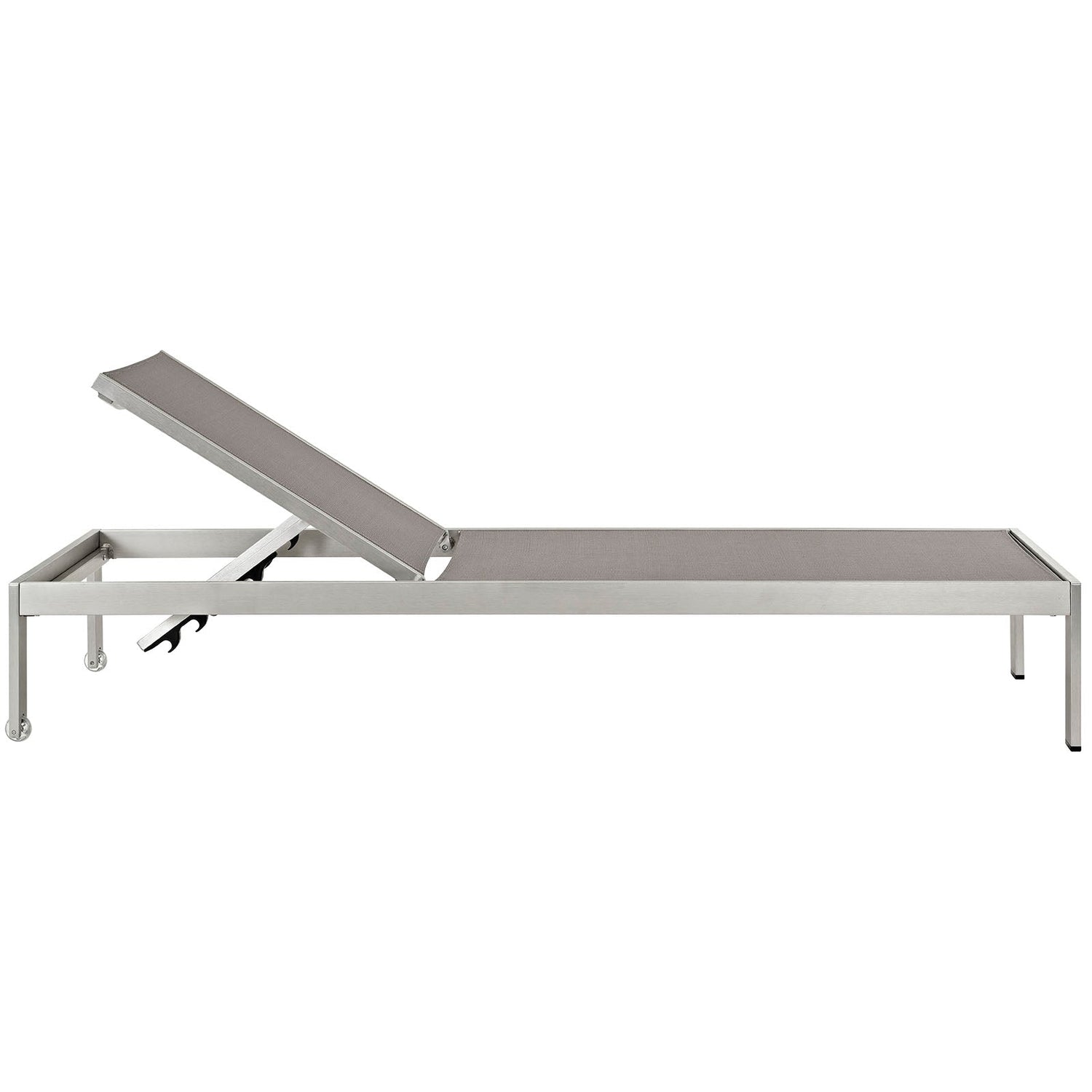 Shore Chaise Outdoor Patio Aluminum Set of 6 by Modway