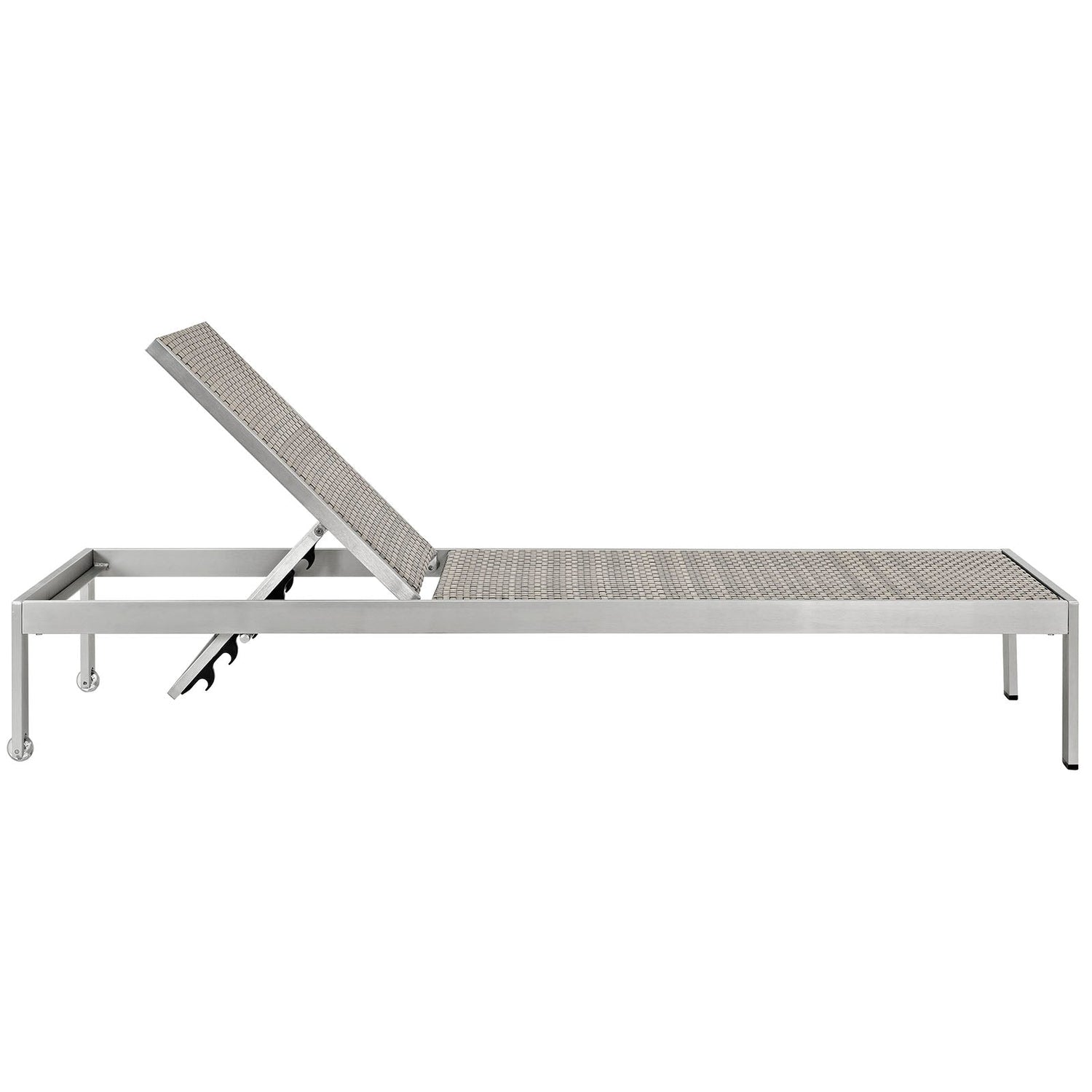 Shore Chaise Outdoor Patio Aluminum Set of 2 by Modway