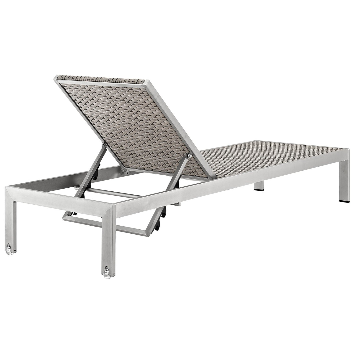 Shore Chaise Outdoor Patio Aluminum Set of 2 by Modway