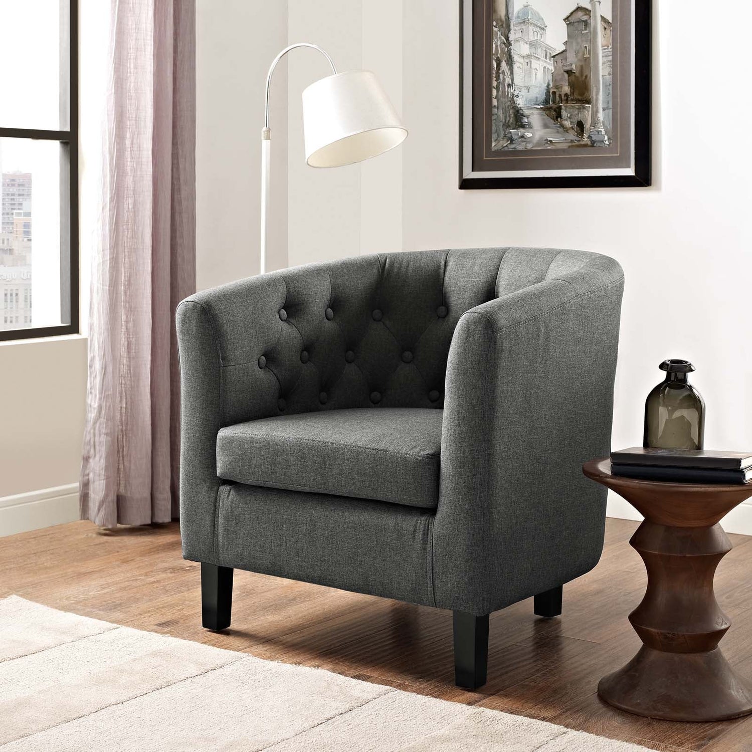 Prospect Upholstered Fabric Armchair By HouseBean