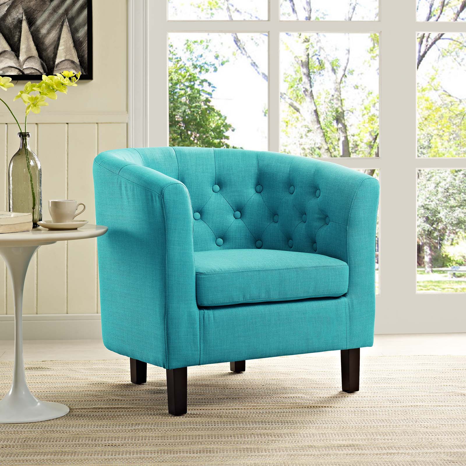 Prospect Upholstered Fabric Armchair By HouseBean