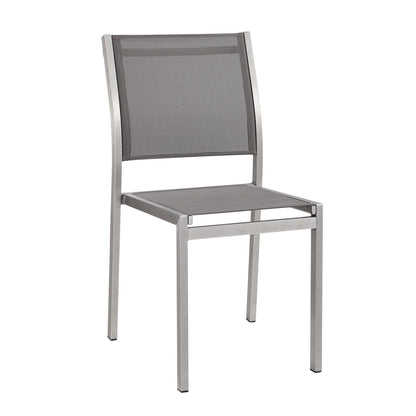 Shore Side Chair Outdoor Patio Aluminum Set of 2 By HouseBean