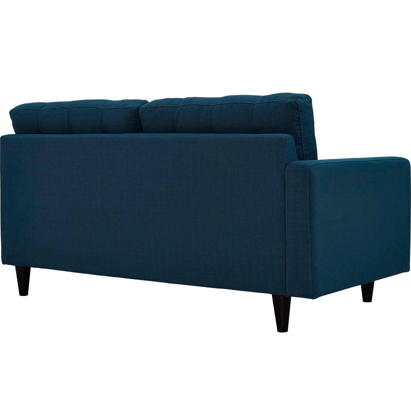 Empress Left-Facing Upholstered Fabric Loveseat By HouseBean