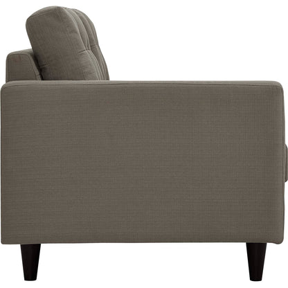 Empress Left-Facing Upholstered Fabric Loveseat By HouseBean