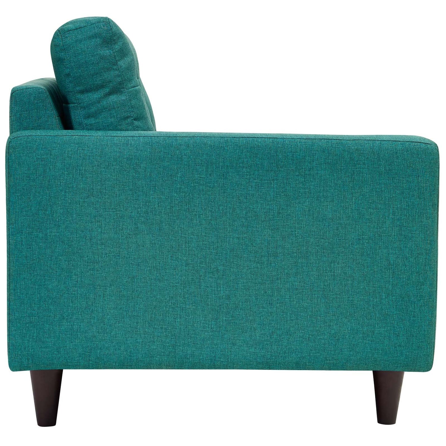 Empress Left-Facing Upholstered Fabric Loveseat By HouseBean