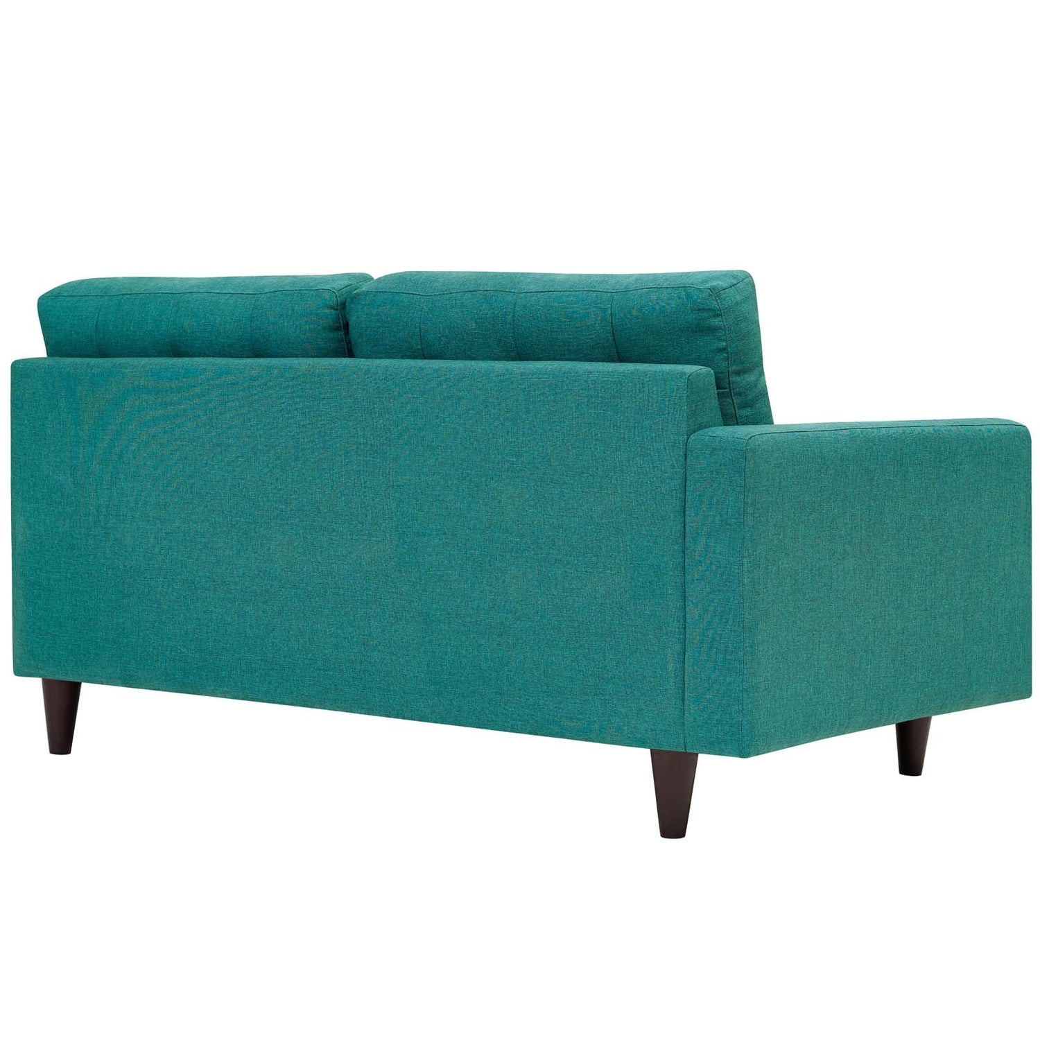 Empress Left-Facing Upholstered Fabric Loveseat By HouseBean