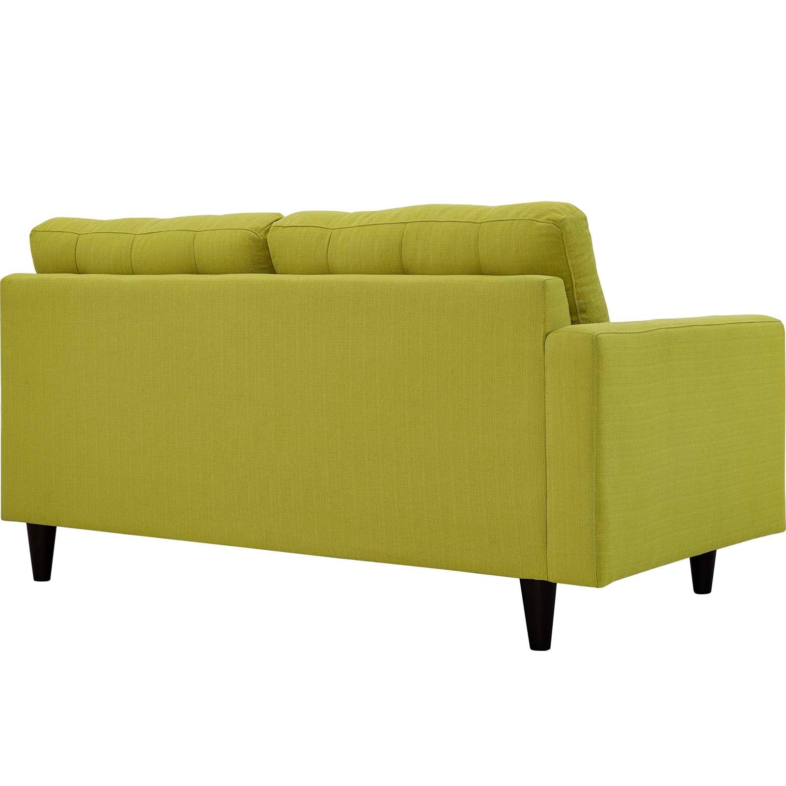 Empress Left-Facing Upholstered Fabric Loveseat By HouseBean