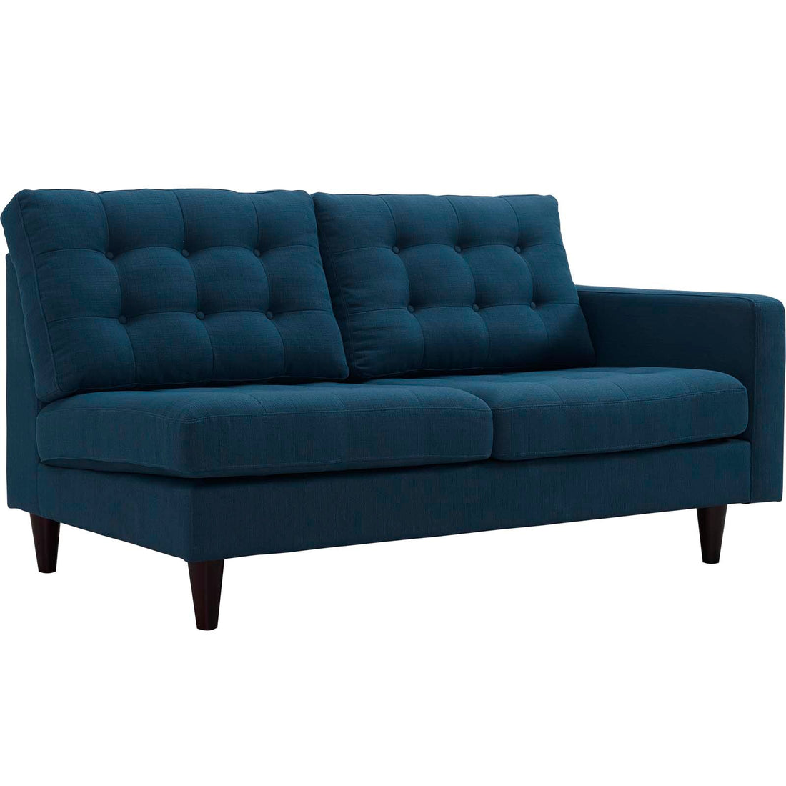 Empress Right-Facing Upholstered Fabric Loveseat By HouseBean