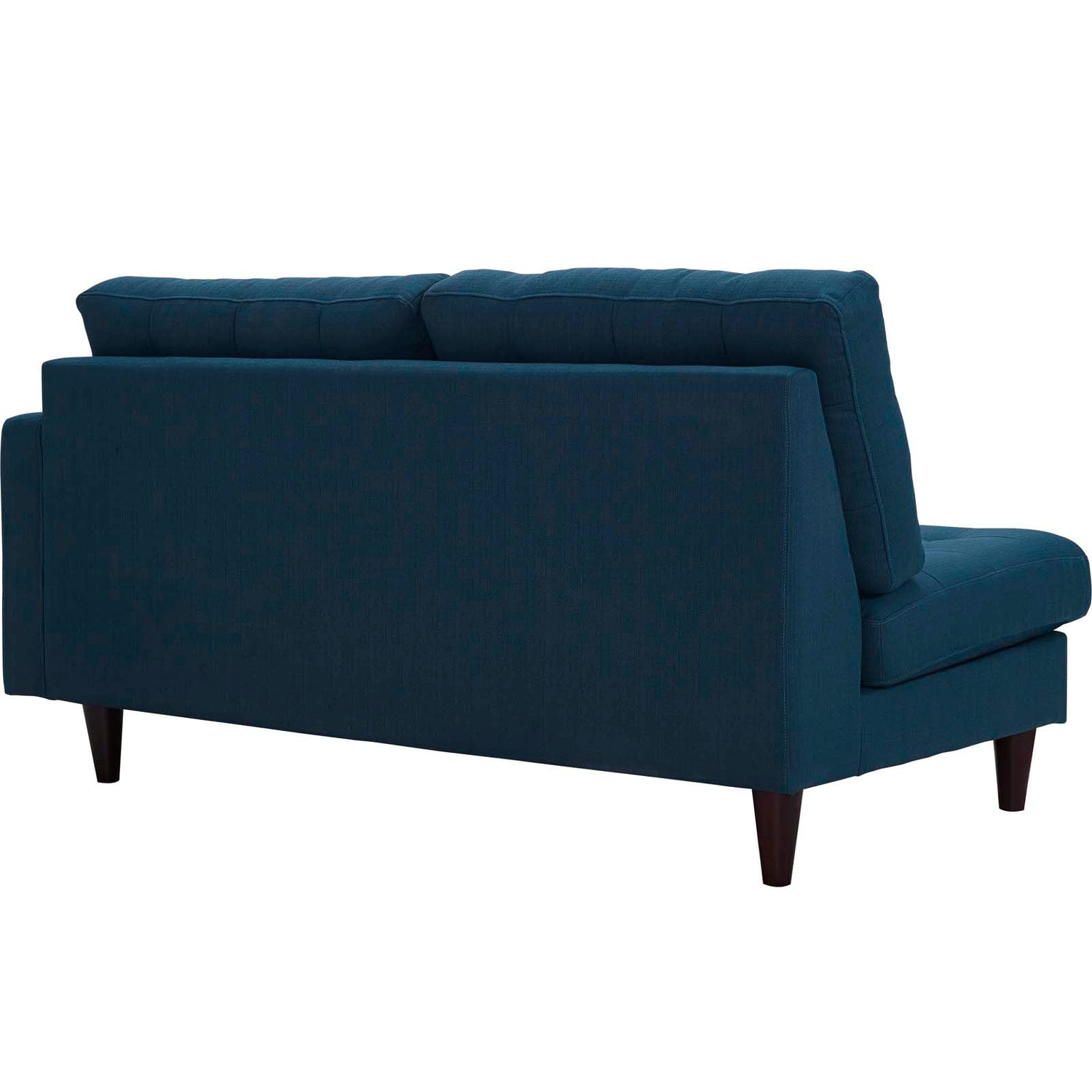 Empress Right-Facing Upholstered Fabric Loveseat By HouseBean