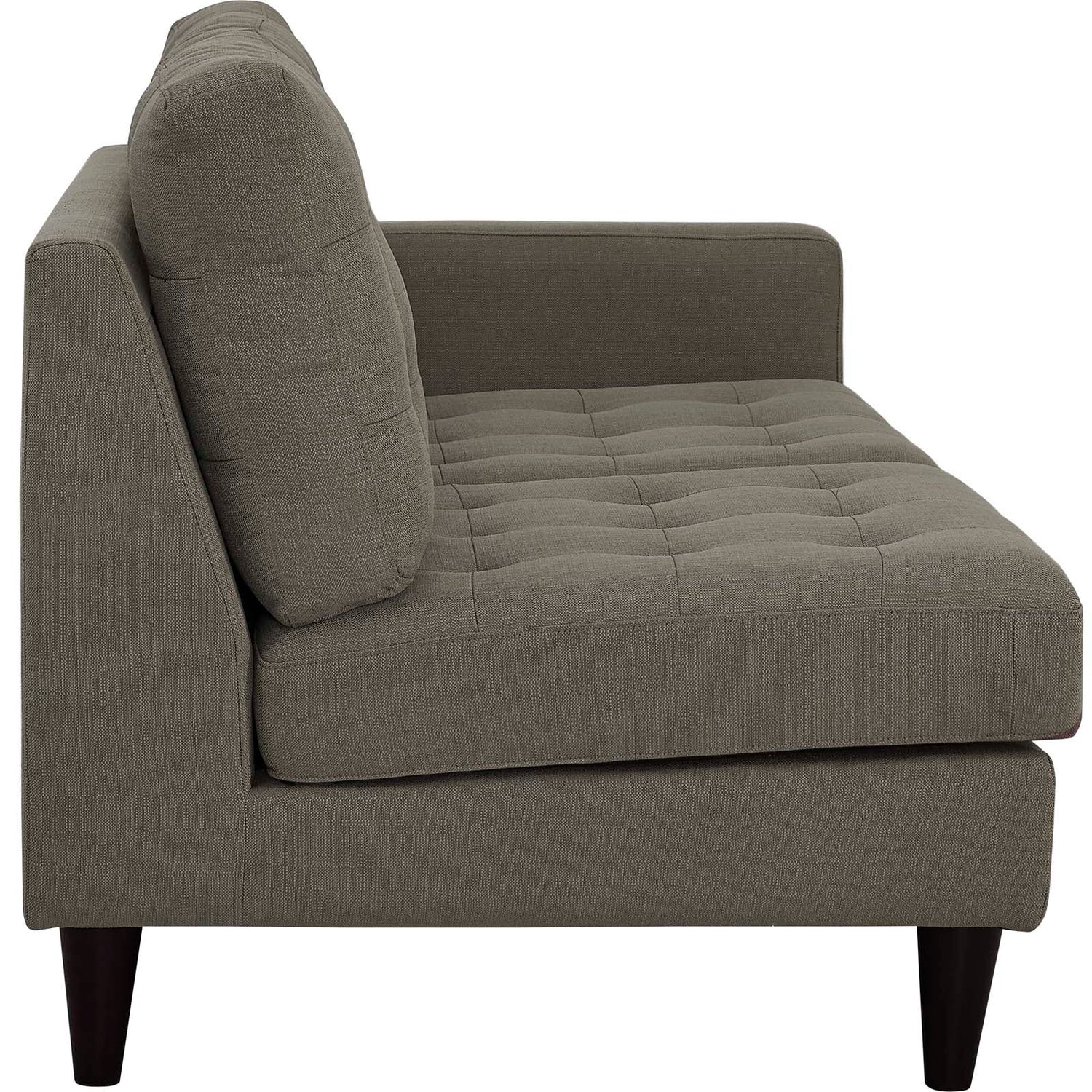 Empress Right-Facing Upholstered Fabric Loveseat By HouseBean