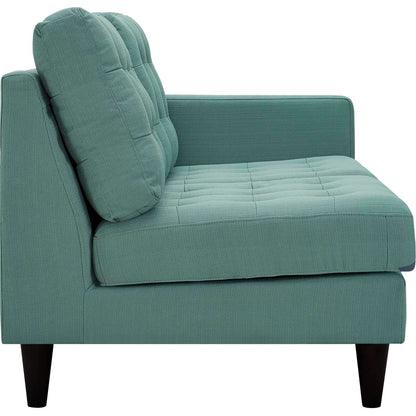 Empress Right-Facing Upholstered Fabric Loveseat By HouseBean