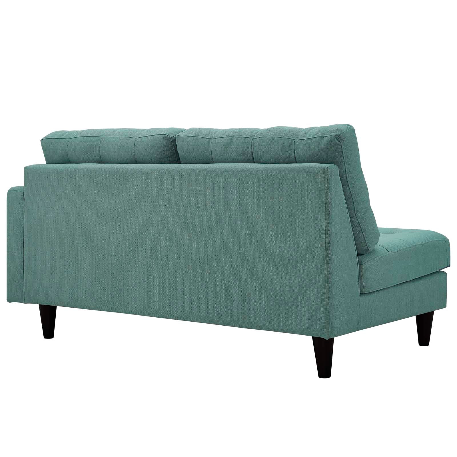 Empress Right-Facing Upholstered Fabric Loveseat By HouseBean