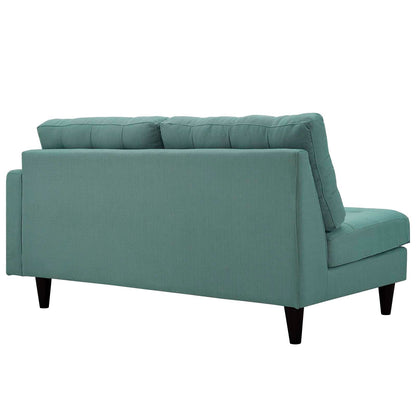 Empress Right-Facing Upholstered Fabric Loveseat By HouseBean