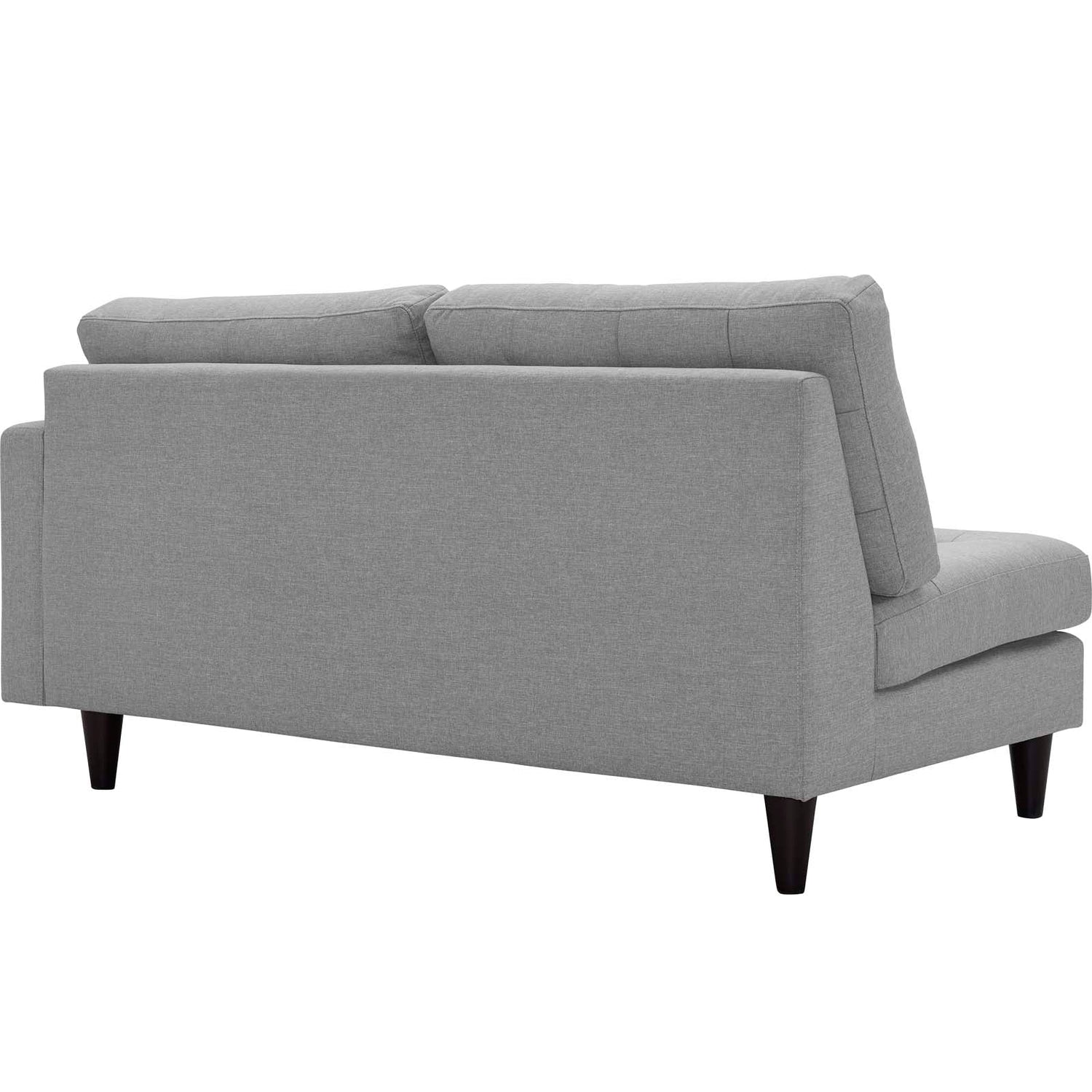 Empress Right-Facing Upholstered Fabric Loveseat By HouseBean