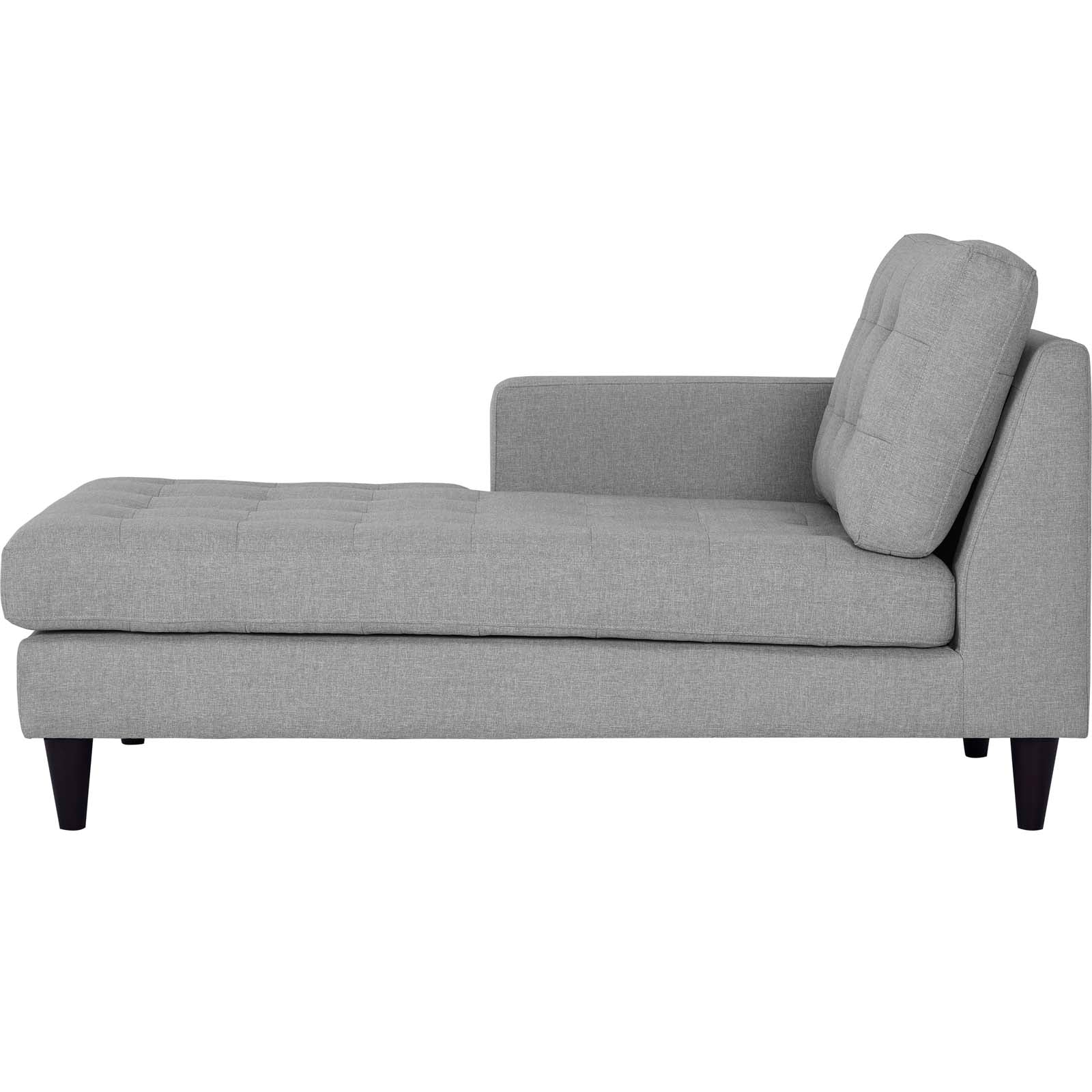 Empress Left-Arm Upholstered Fabric Chaise By HouseBean