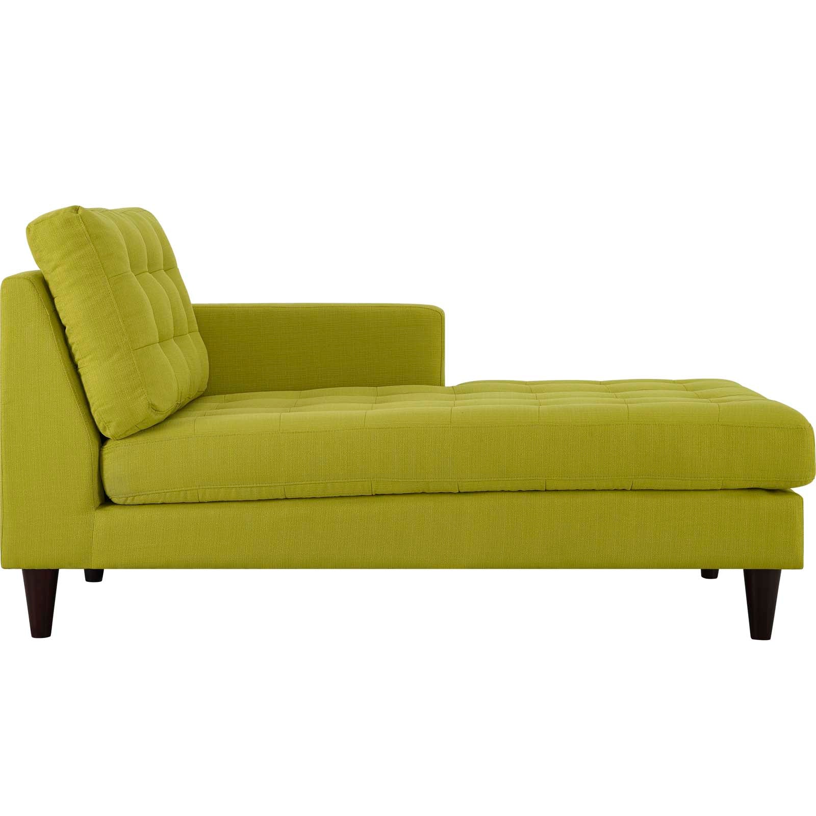 Empress Right-Arm Upholstered Fabric Chaise by Modway