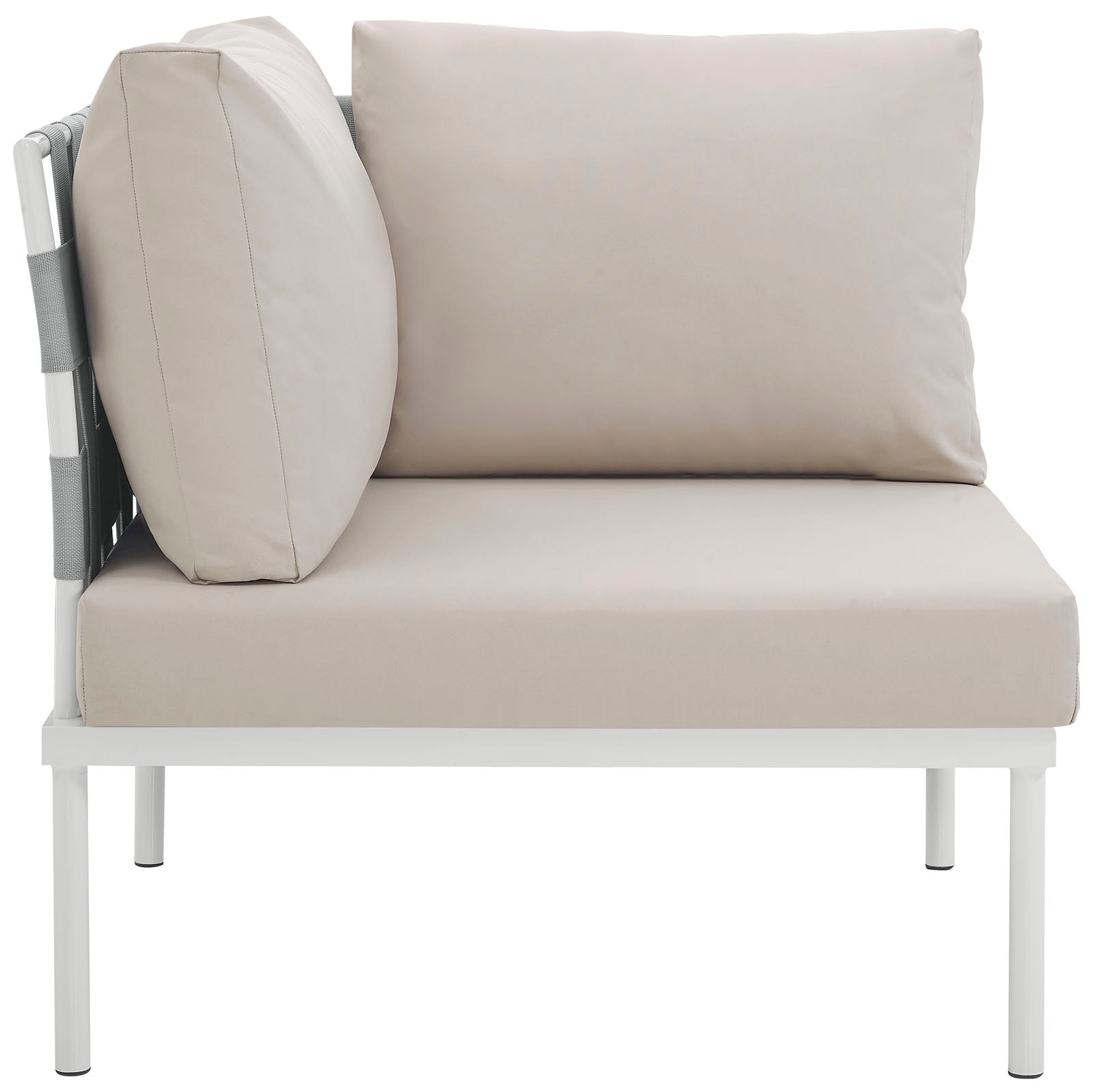 Harmony Outdoor Patio Aluminum Corner Sofa by Modway