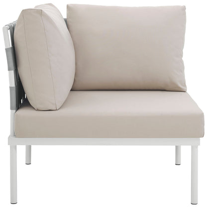 Harmony Outdoor Patio Aluminum Corner Sofa by Modway
