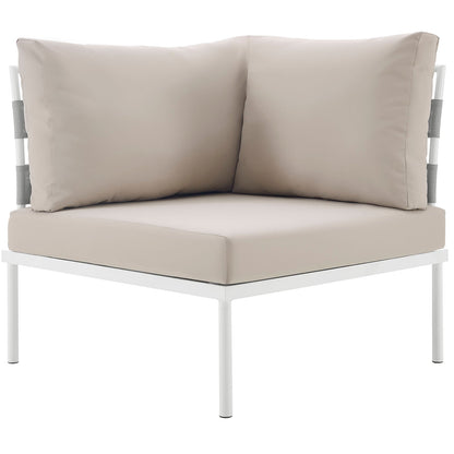 Harmony Outdoor Patio Aluminum Corner Sofa by Modway