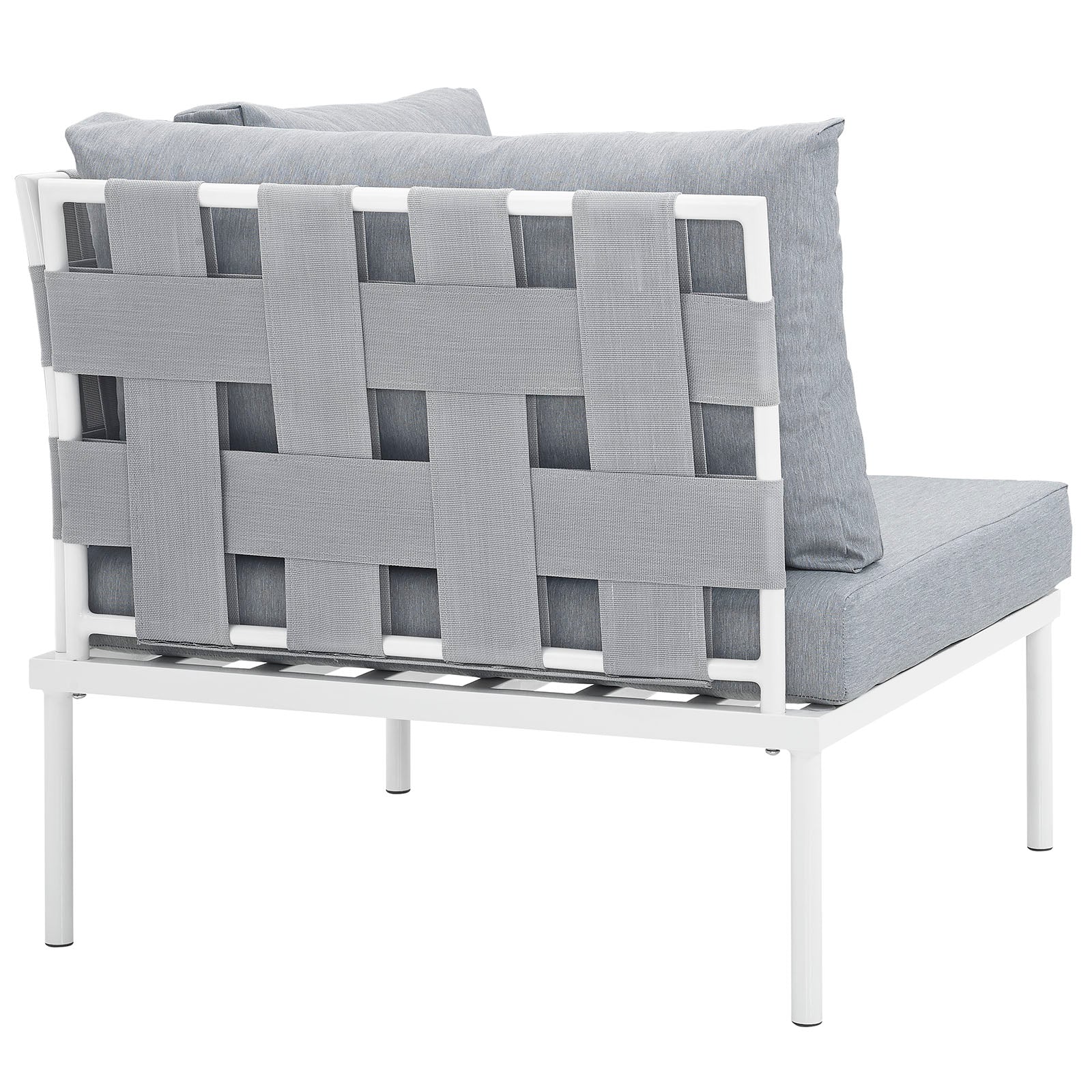 Harmony Outdoor Patio Aluminum Corner Sofa by Modway