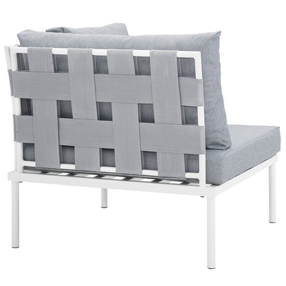Harmony Outdoor Patio Aluminum Corner Sofa by Modway