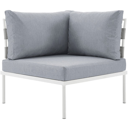 Harmony Outdoor Patio Aluminum Corner Sofa by Modway