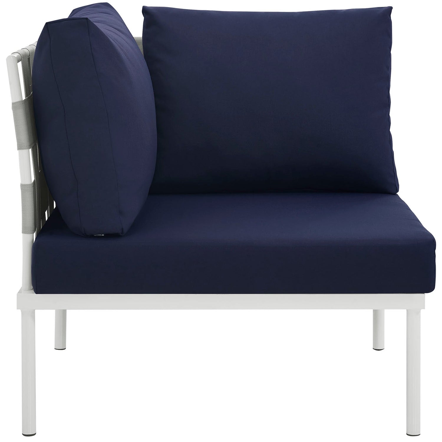 Harmony Outdoor Patio Aluminum Corner Sofa by Modway