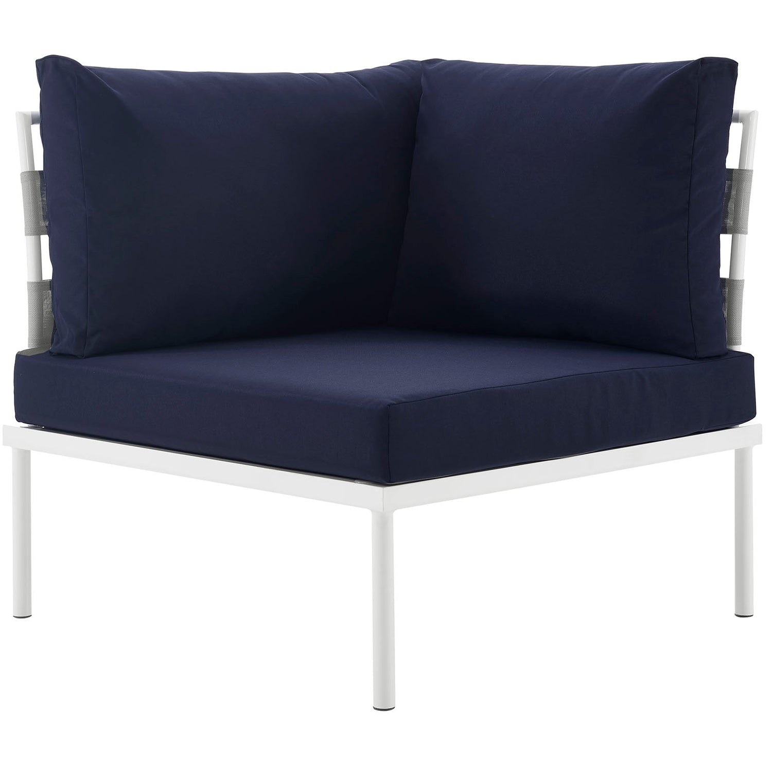 Harmony Outdoor Patio Aluminum Corner Sofa by Modway