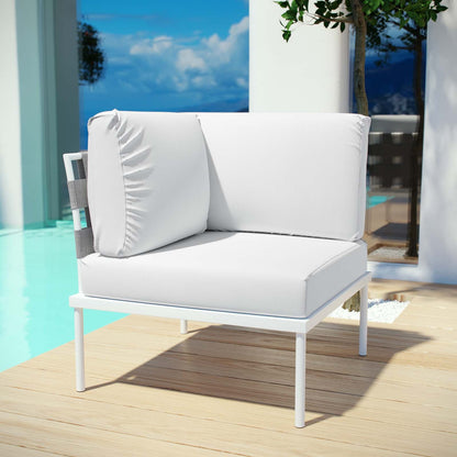 Harmony Outdoor Patio Aluminum Corner Sofa by Modway