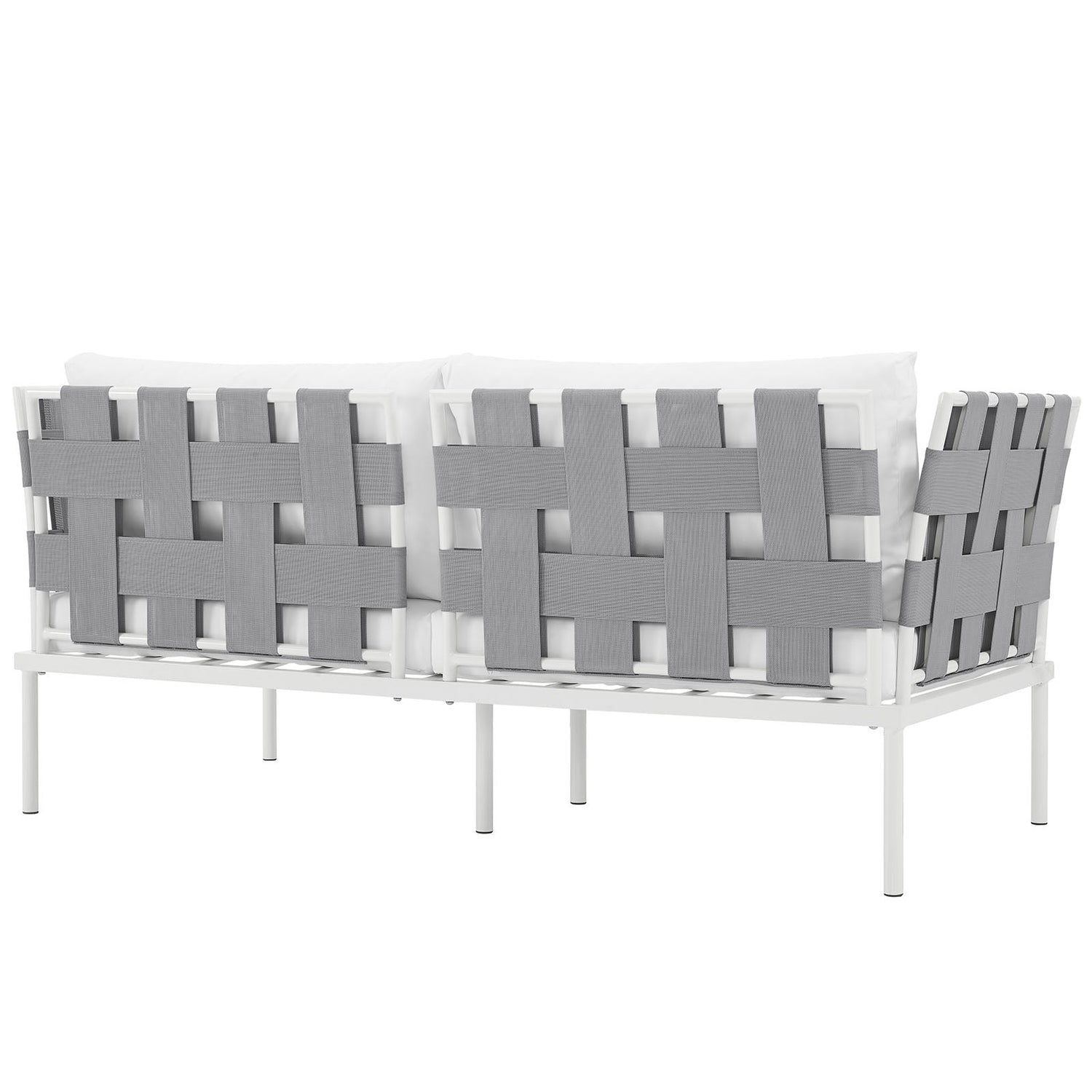 Harmony Outdoor Patio Aluminum Loveseat By HouseBean