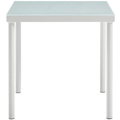 Harmony Outdoor Patio Aluminum Side Table By HouseBean