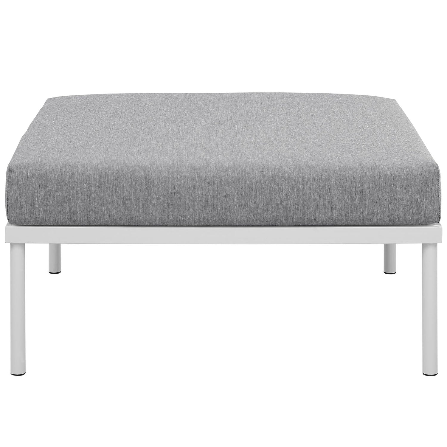 Harmony Outdoor Patio Aluminum Ottoman By HouseBean