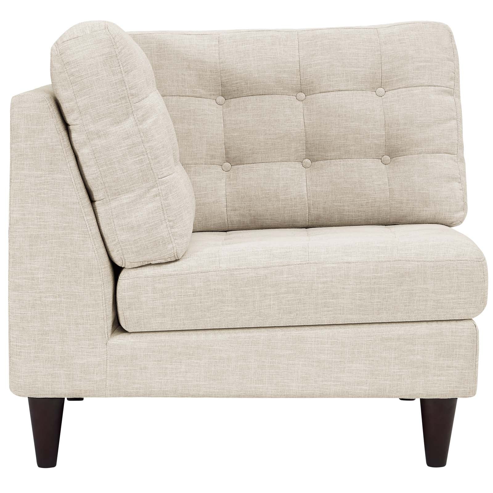 Empress Upholstered Fabric Corner Sofa by Modway