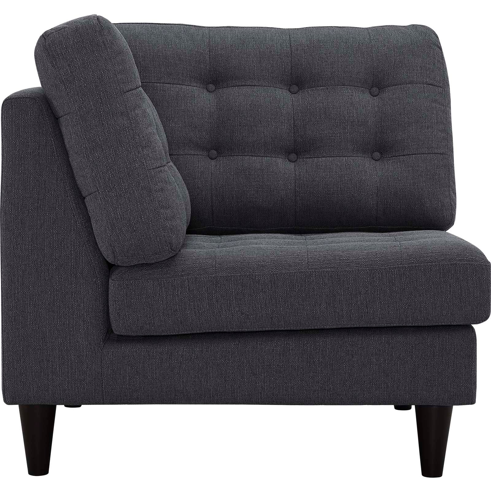 Empress Upholstered Fabric Corner Sofa by Modway