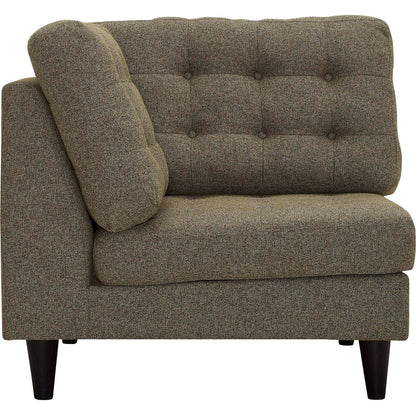 Empress Upholstered Fabric Corner Sofa by Modway