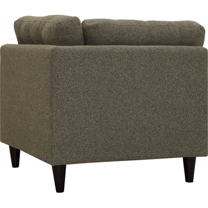 Empress Upholstered Fabric Corner Sofa by Modway