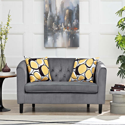 Prospect Performance Velvet Loveseat By HouseBean