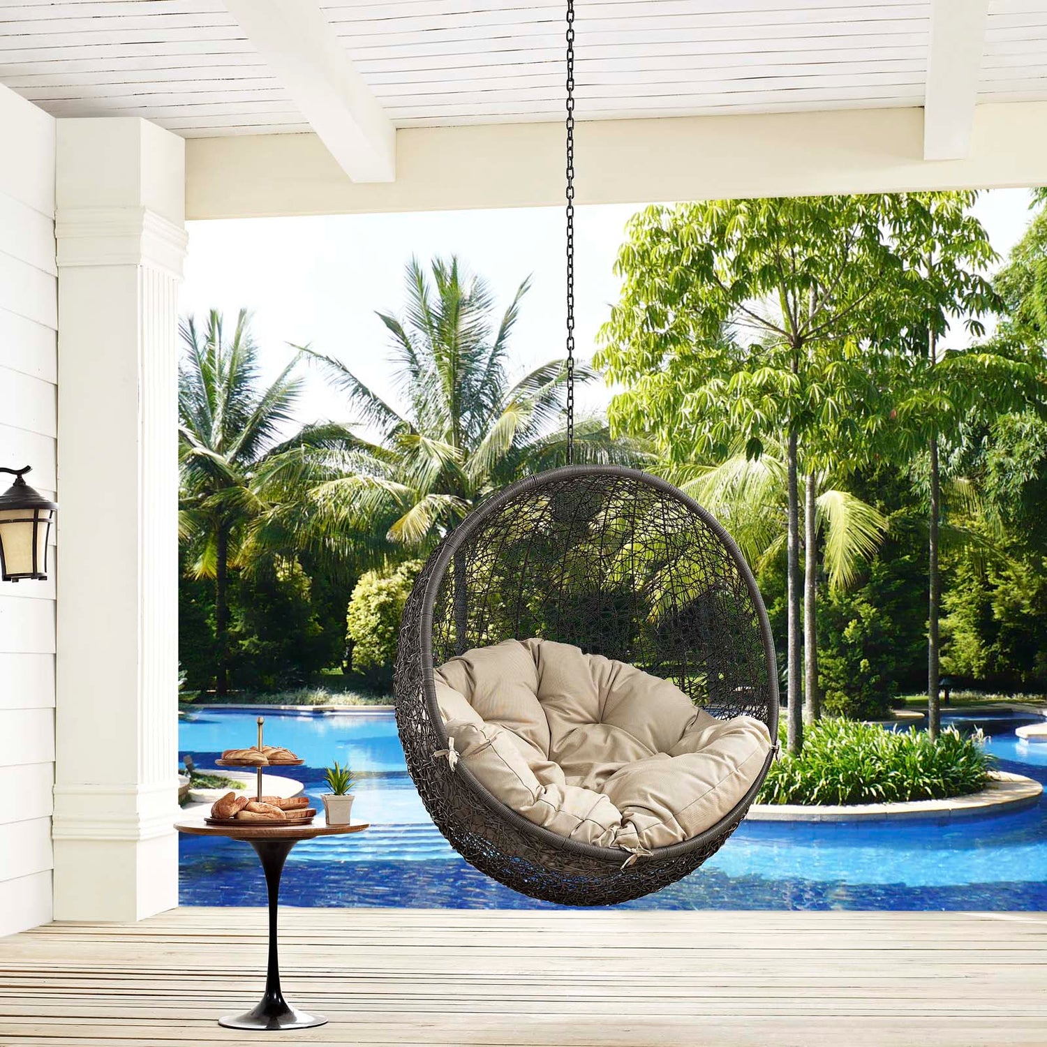 Hide Outdoor Patio Swing Chair Without Stand By HouseBean