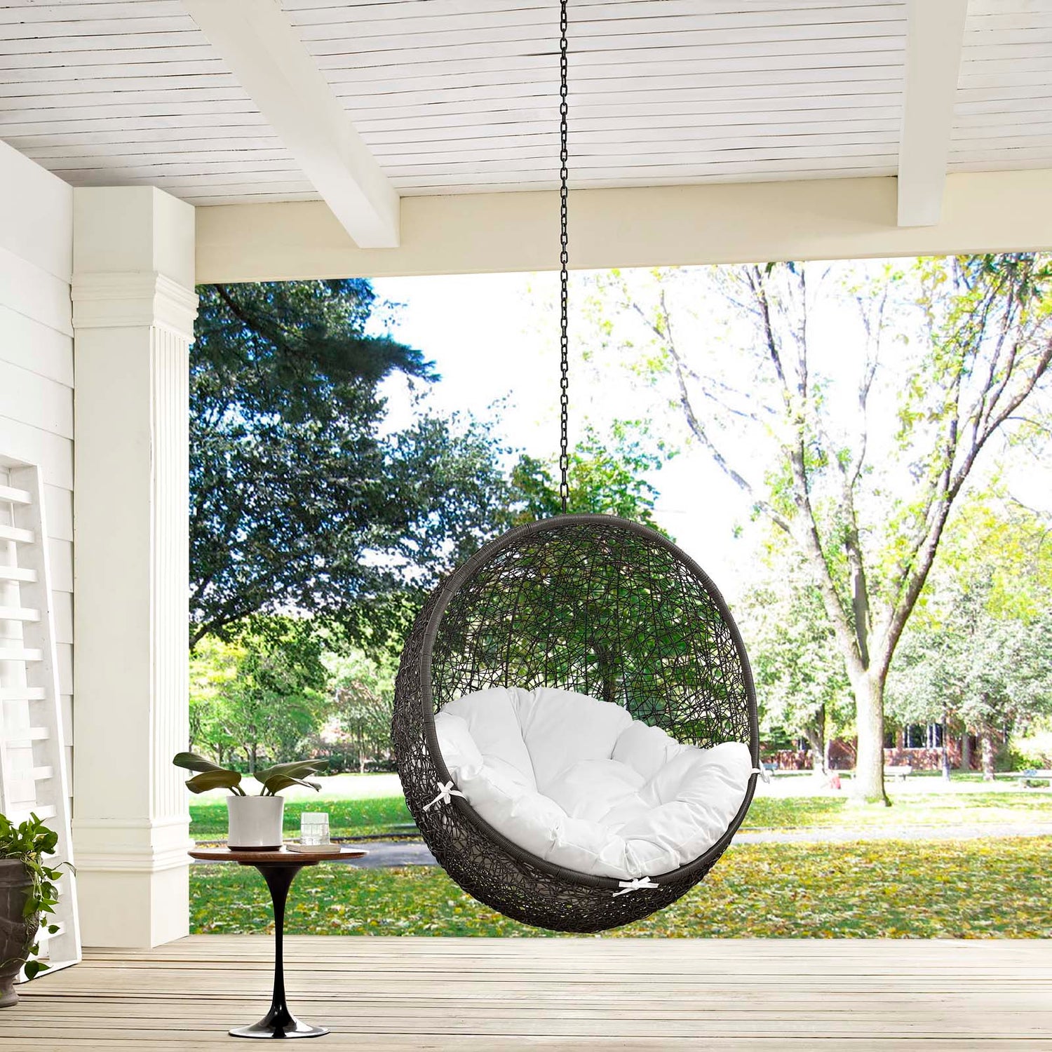 Hide Outdoor Patio Swing Chair Without Stand By HouseBean