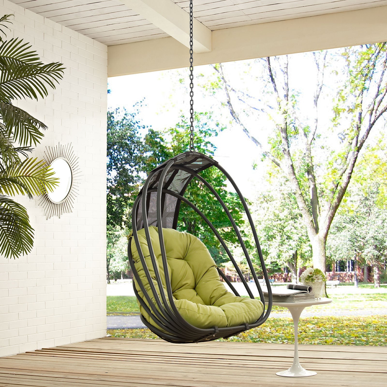 Whisk Outdoor Patio Swing Chair Without Stand by Modway