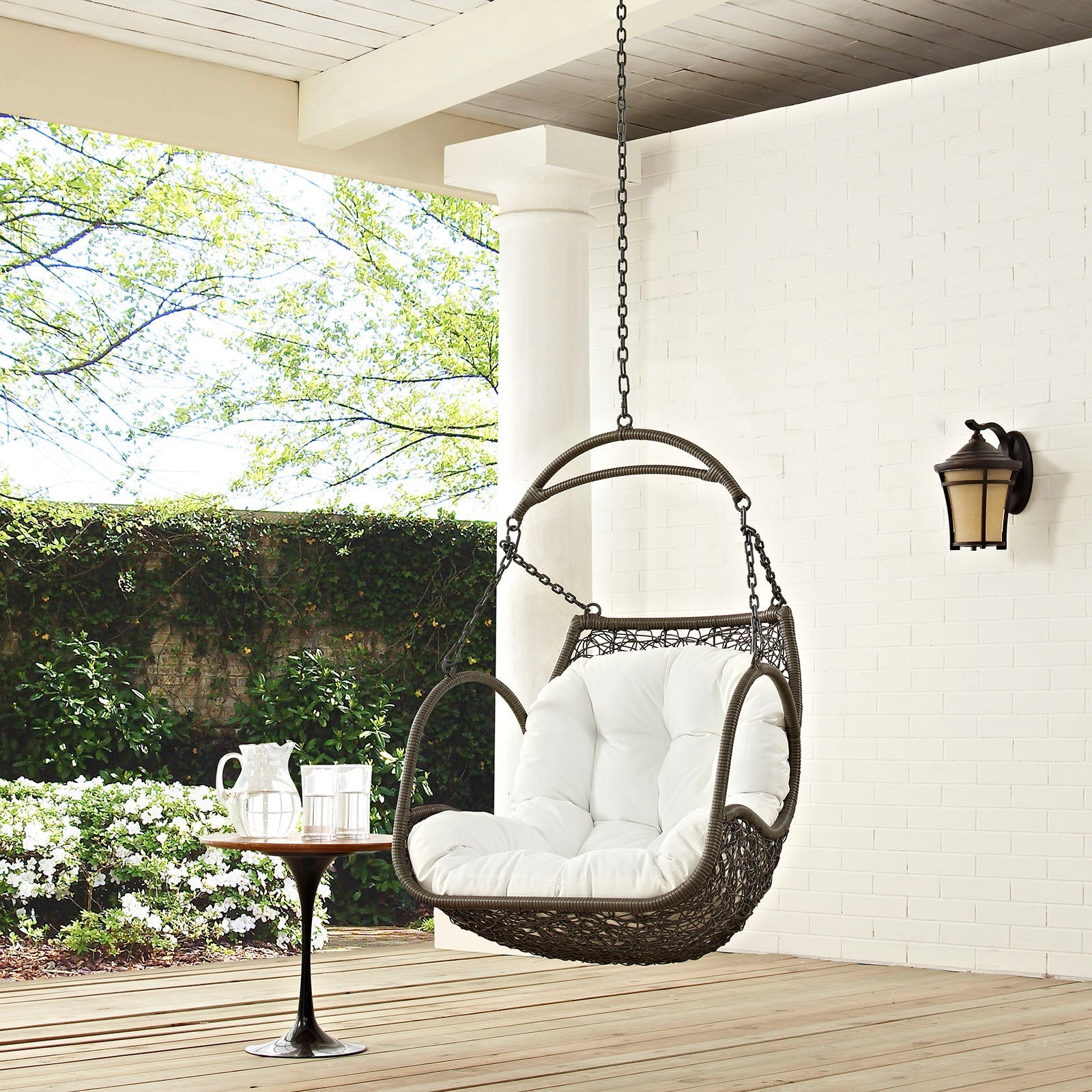 Arbor Outdoor Patio Swing Chair Without Stand By HouseBean