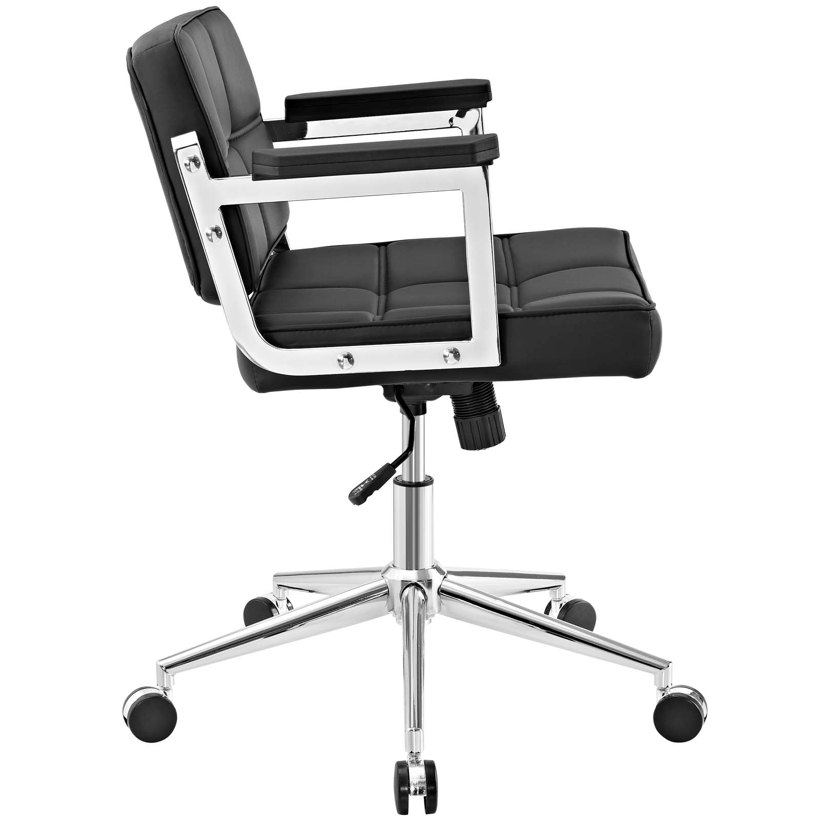 Portray Mid Back Upholstered Vinyl Office Chair by Modway