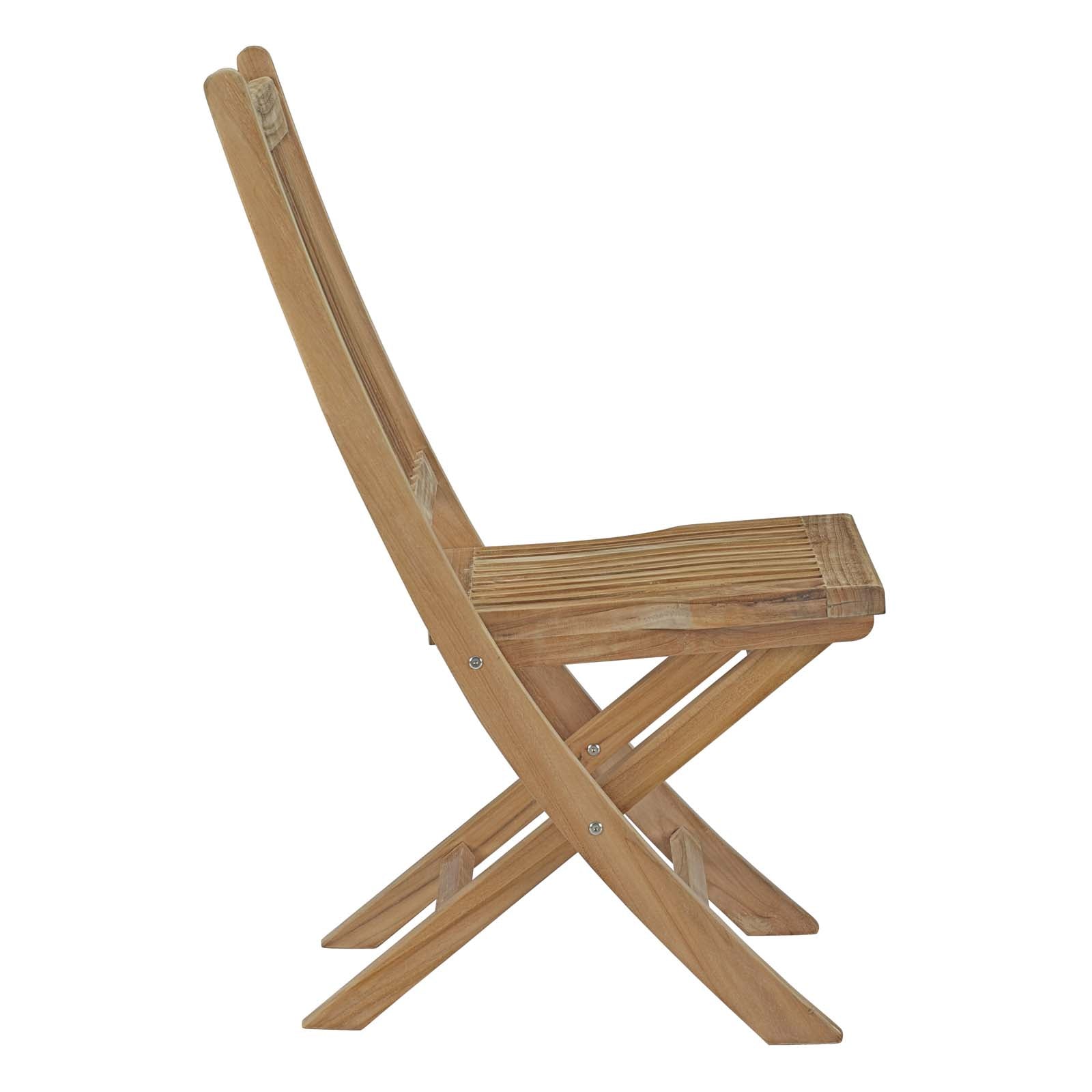 Marina Outdoor Patio Teak Folding Chair by Modway