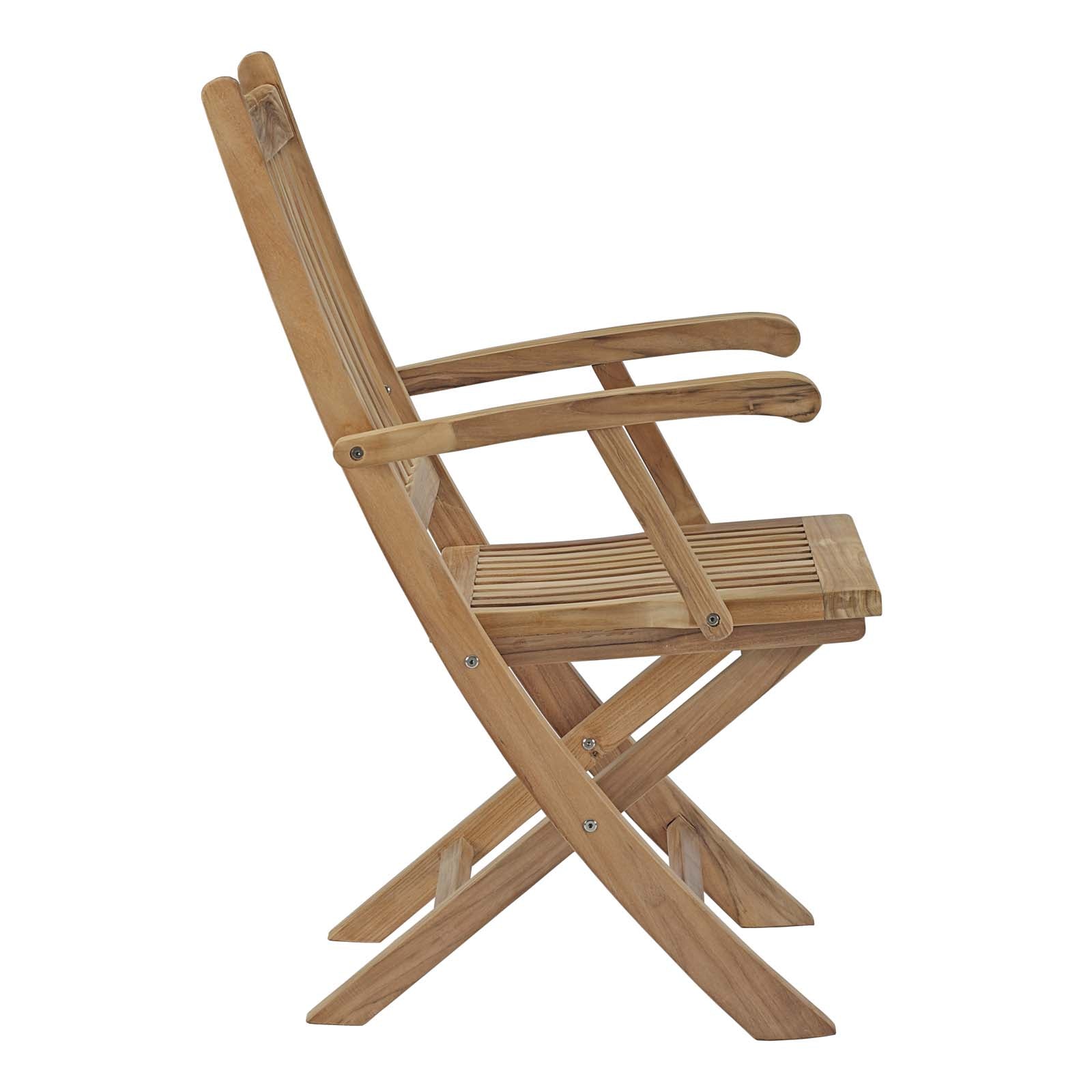 Marina Outdoor Patio Teak Folding Chair By HouseBean