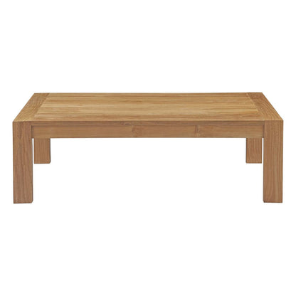 Upland Outdoor Patio Wood Coffee Table by Modway